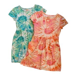 Cat & Jack Girl Tie-Dye Dress Bundle size 8